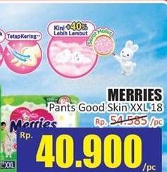 Promo Harga Merries Pants Good Skin XXL18 18 pcs - Hari Hari