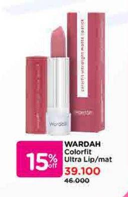 Promo Harga Wardah Colorfit Ultralight Matte Lipstick  - Watsons