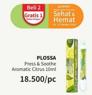 Promo Harga Plossa Aromatics Citrus 4 ml - Guardian