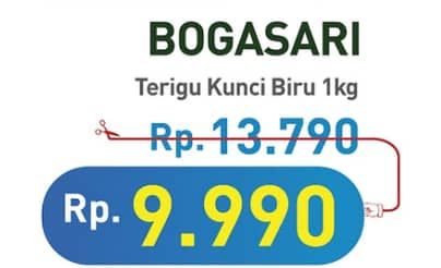 Promo Harga Bogasari Tepung Terigu Kunci Biru 1000 gr - Hypermart