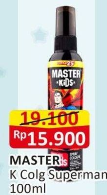Promo Harga Master Kids Spray Cologne Superman 100 ml - Alfamart