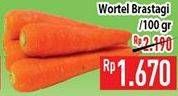 Promo Harga Wortel Berastagi per 100 gr - Hypermart