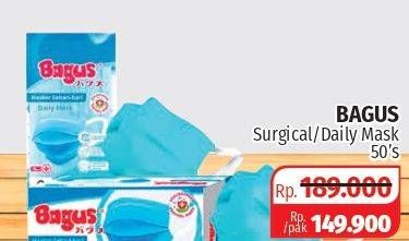 Promo Harga BAGUS Surgical/Daily Mask 50s  - Lotte Grosir