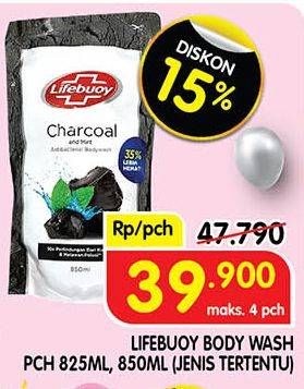 Promo Harga Lifebuoy Body Wash 850 ml - Superindo