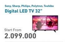 Promo Harga SONY/SHARP/PHILIPS/POLYTRON/TOSHIBA Digital LED TV 23"  - Electronic City