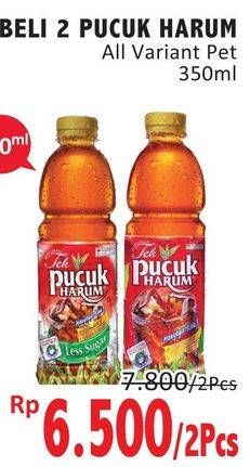 Promo Harga TEH PUCUK HARUM Minuman Teh Jasmine, Less Sugar 350 ml - Alfamidi