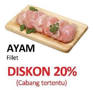 Promo Harga Ayam Fillet per 100 gr - Yogya