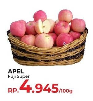 Promo Harga Apel Fuji Super per 100 gr - Yogya