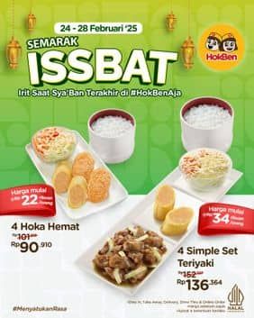 Promo Harga Semarak Issbat  - HokBen