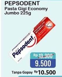 Promo Harga PEPSODENT Pasta Gigi Pencegah Gigi Berlubang White 225 gr - Alfamart