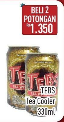 Promo Harga TEBS Tea With Soda per 2 kaleng 330 ml - Hypermart