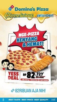 Promo Harga Yess Deal  - Domino Pizza