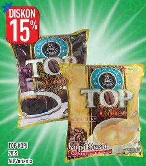 Promo Harga Top Coffee Kopi All Variants 20 pcs - Hypermart