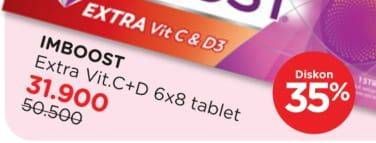 Promo Harga IMBOOST Multivitamin Tablet Extra Vit C D3 4 pcs - Watsons