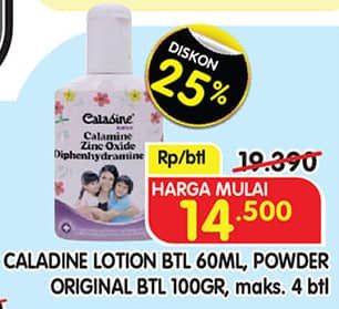 Promo Harga Caladin Lotion/Powder  - Superindo