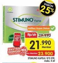 Promo Harga STIMUNO Forte Restores Immune System Capsule 10 pcs - Superindo