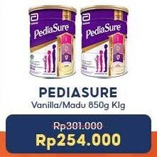 Promo Harga PEDIASURE Complete Triplesure Vanila, Madu 850 gr - Indomaret