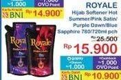 Promo Harga So Klin Royale Parfum Collection Blue Sapphire, Hot Summer, Pink Satin, Purple Dawn 720 ml - Indomaret