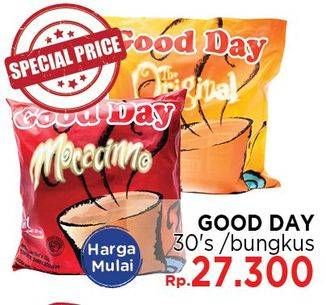 Promo Harga Good Day Instant Coffee 3 in 1 per 30 sachet - LotteMart