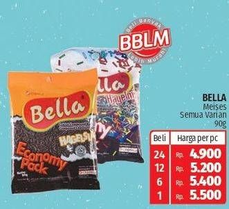 Promo Harga BELLA Meises All Variants 90 gr - Lotte Grosir