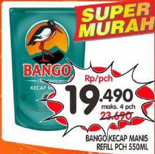 Promo Harga BANGO Kecap Manis 550 ml - Superindo