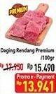 Promo Harga Daging Rendang Sapi Premium per 100 gr - Hypermart