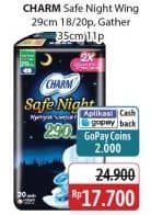 Promo Harga Charm Safe Night Gathers 35cm, Wing 29cm 11 pcs - Alfamidi