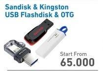Promo Harga SANDISK USB Flashdisk & OTG/KINGSTON Flashdisk  - Electronic City