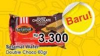 Promo Harga SELAMAT Wafer Double Chocolate 60 gr - TIP TOP