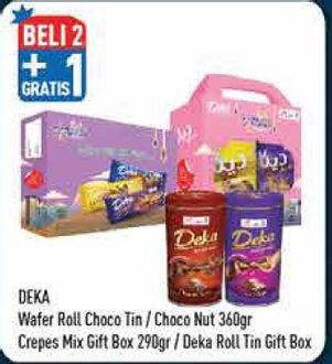 Promo Harga DUA KELINCI Deka Wafer Roll/Deka Crepes Gift Box  - Hypermart