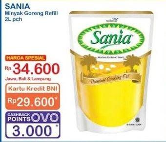 Promo Harga Sania Minyak Goreng 2000 ml - Indomaret