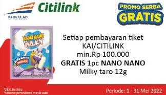Promo Harga NANO NANO Milky Candy Taro 12 gr - Alfamidi