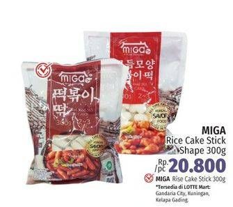Promo Harga Miga Rice Cake Sticky Shape 300 gr - LotteMart