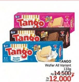 Promo Harga Tango Wafer All Variants 133 gr - LotteMart