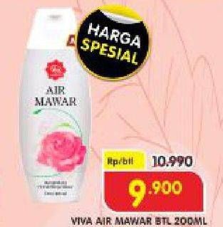 Promo Harga VIVA Air Mawar 200 ml - Superindo