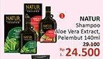 Promo Harga NATUR Shampoo Aloe Vera 140 ml - Alfamidi