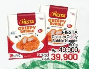 Promo Harga Fiesta Naget Crispy Bubble 500 gr - LotteMart