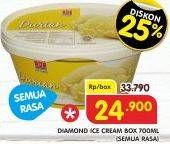 Promo Harga DIAMOND Ice Cream All Variants 700 ml - Superindo
