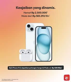 Promo Harga Apple iPhone 15  - Erafone