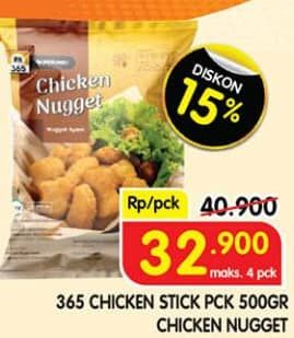 Promo Harga 365 Chicken Nugget 500 gr - Superindo