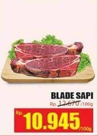 Promo Harga Daging Blade per 100 gr - Hari Hari