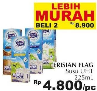 Promo Harga FRISIAN FLAG Susu UHT Purefarm per 2 pcs 225 ml - Giant