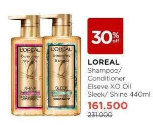 Promo Harga Loreal Extraordinary Oil Premium Shampoo/Conditioner  - Watsons