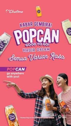 Promo Harga Chatime Popcan  - Chatime