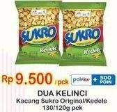 Promo Harga DUA KELINCI Kacang Sukro Kedele, Original 120 gr - Indomaret