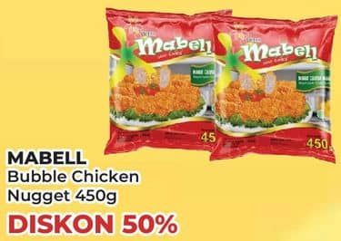 Promo Harga Mabell Nugget Bubble 450 gr - Yogya