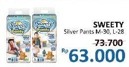 Promo Harga Sweety Silver Pants L28, M30 28 pcs - Alfamidi