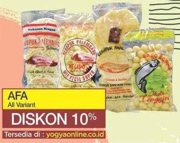 Promo Harga AFA Snack Kerupuk All Variants  - Yogya
