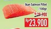 Promo Harga Salmon Fillet per 100 gr - Hypermart