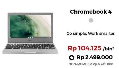 Promo Harga SAMSUNG Chromebook 4  - Erafone